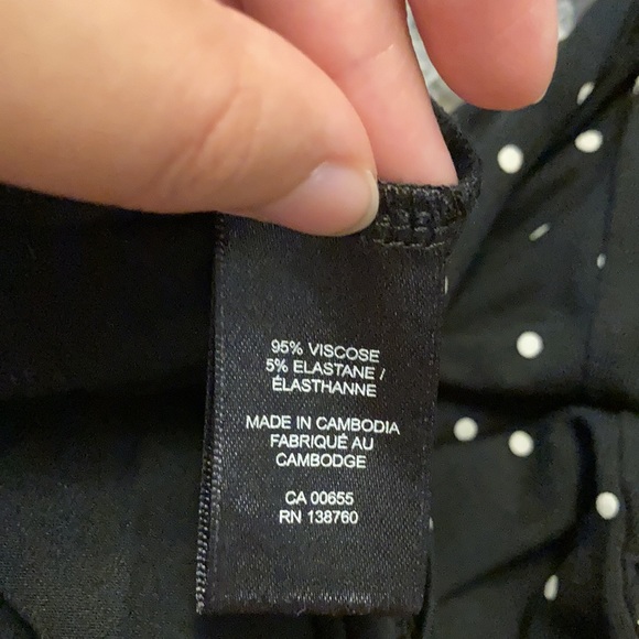 NWOT RW&CO Polka Dot Blouse - Picture 6 of 6